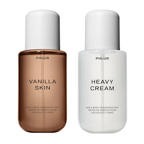 PHLUR Vanilla Skin & Heavy Cream Body Mist - Hair & Body Mist Fragrance - (8 FL Oz)