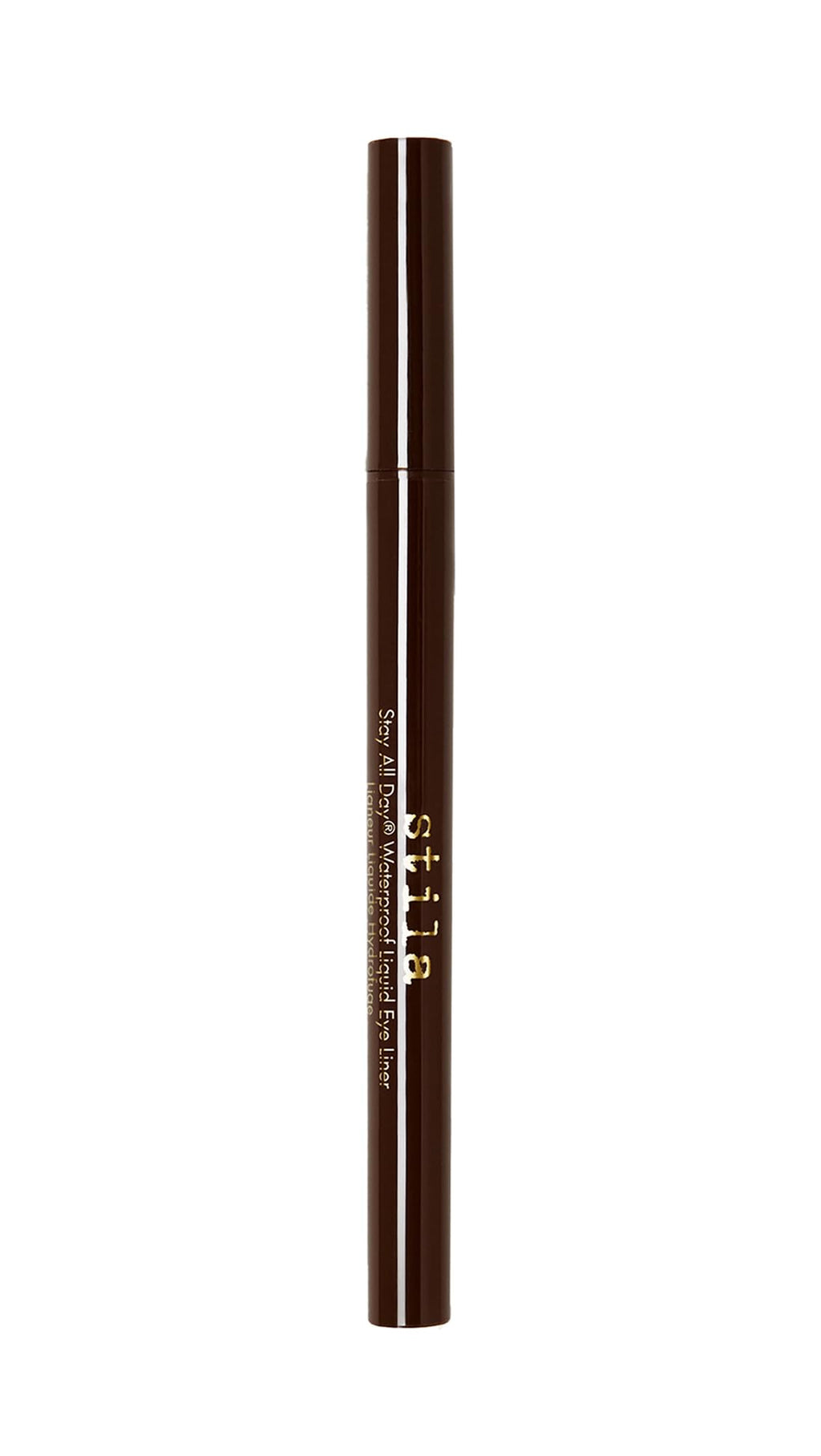 stila Waterproof Liquid Eye Liner, Stay All Day Makeup with Fine Brush Tip Lasting Satin Finish, Smudge-Proof & Transfer-Resistant