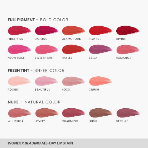 Wonderskin Wonder Blading Lip Stain Peel Off Masque - Long Lasting, Waterproof and Transfer Proof Pink Lip Tint, Matte Finish Peel Off Makeup