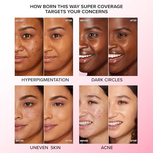 Too Faced Born This Way Super Coverage Multi-Use Concealer | Full-Coverage Hydrating Concealer for Dark Circles & Blemishes with Natural Finish | Hyaluronic Acid & Coconut Water