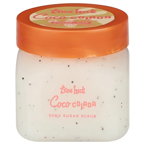 Tree Hut Shea Sugar Scrub, Mothers Day Gifts, Exfoliating & Hydrating Body Scrub with Shea Butter & Essential Oils, Smooth & Soften Skin