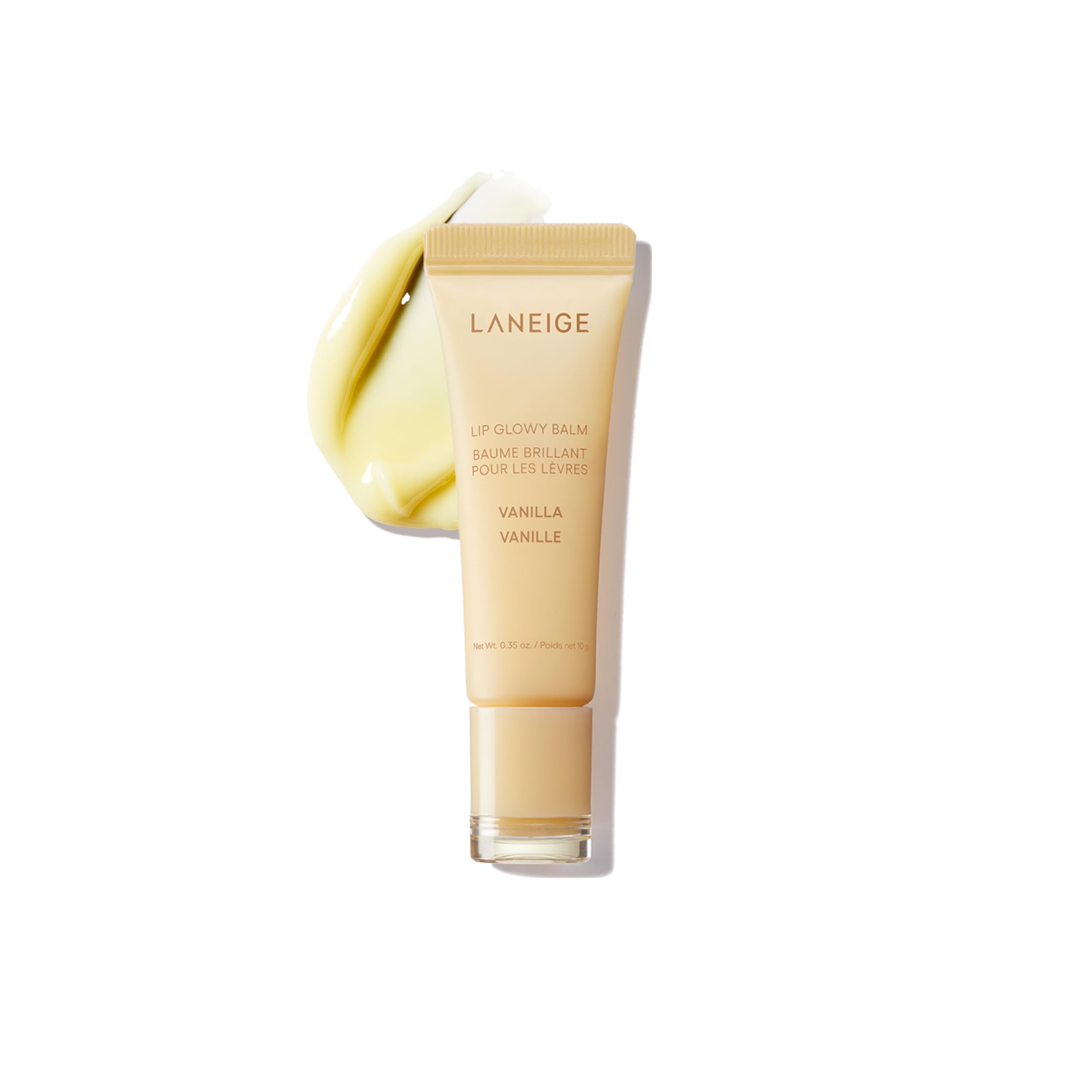 LANEIGE Lip Glowy Balm: Sheer Tinted Lip Treatment Balm Tube with Shea & Murumuru Butters for Hydrating, Moisturizing, Glossy, Non-Sticky Shine, Berry | Korean Skin Care