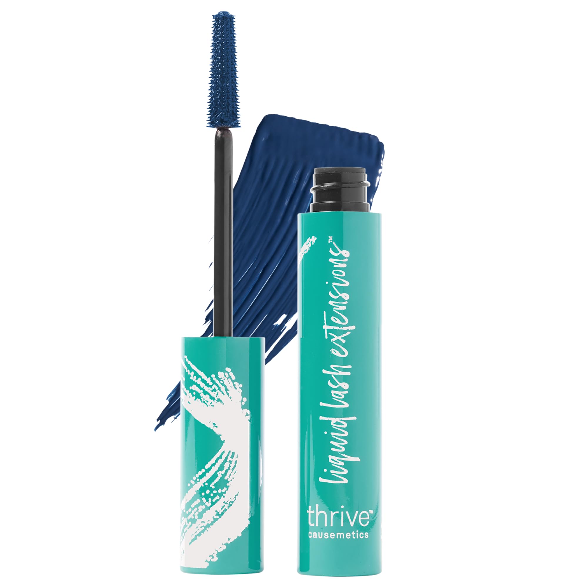 Thrive Causemetics Liquid Lash Extensions Mascara, Tubing Thrive Mascara Lengthening, Volumizing & Curling, Smudge Proof, Washable, No Clumping or Flaking, Vegan & Cruelty Free