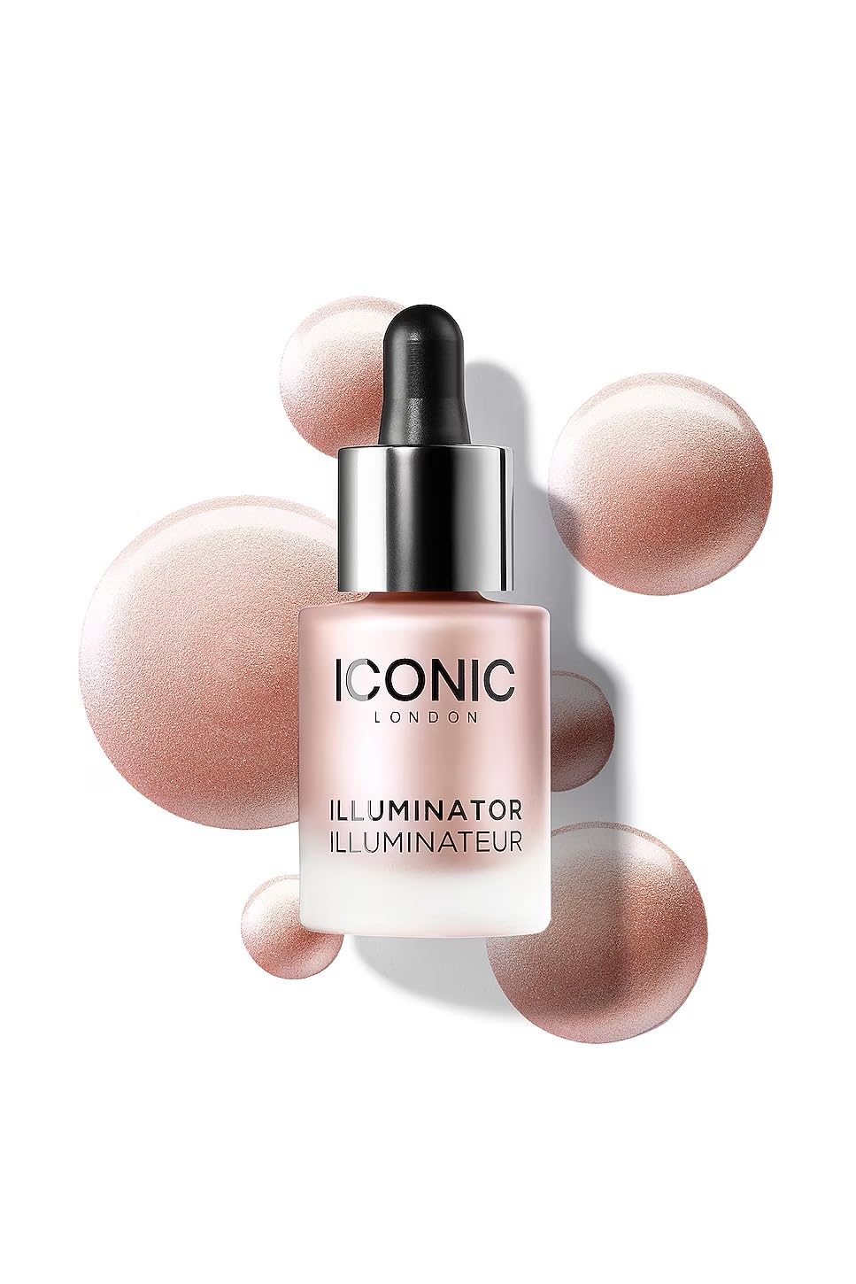 ICONIC LONDON Illuminator Liquid Highlighter Drops | Complexion Booster for Glass Skin Glow, Mix with Foundation or Wear Alone | Vegan & Cruelty-Free, 0.45 fl oz.