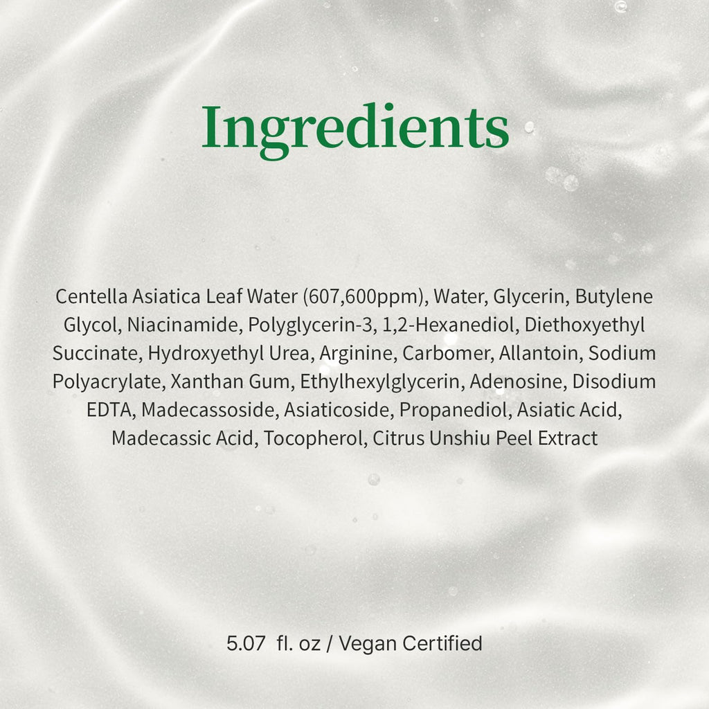 WJ Cosmetics Centelrest Supercentella Booster Toner-Serum – Calming Facial Essence – Deep Hydrating and Nourishing Serum for Dry Sensitive Skin with Niacinamide and Centella Asiatica (5.07 fl. oz)