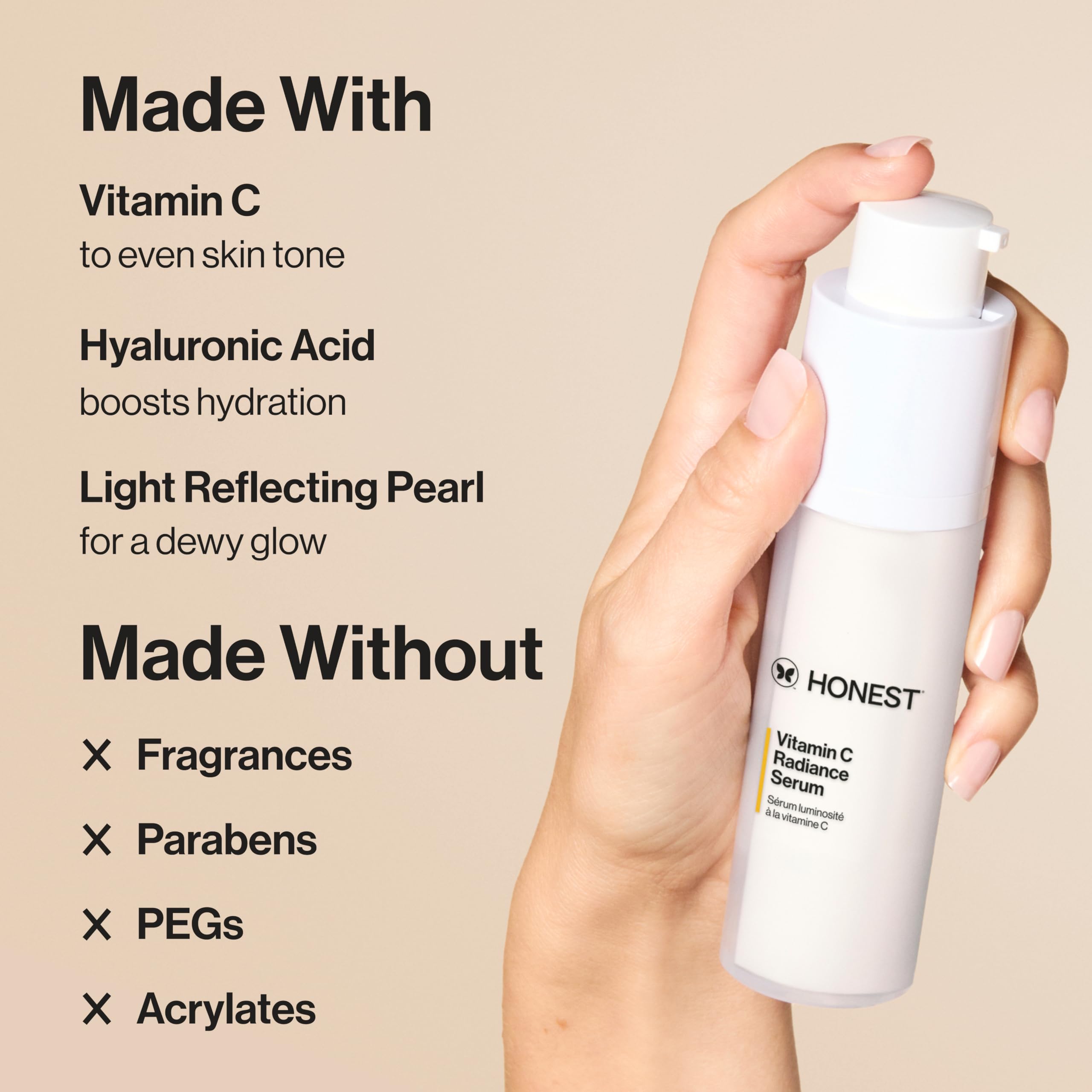 Honest Beauty Vitamin C Radiance Brightening Serum