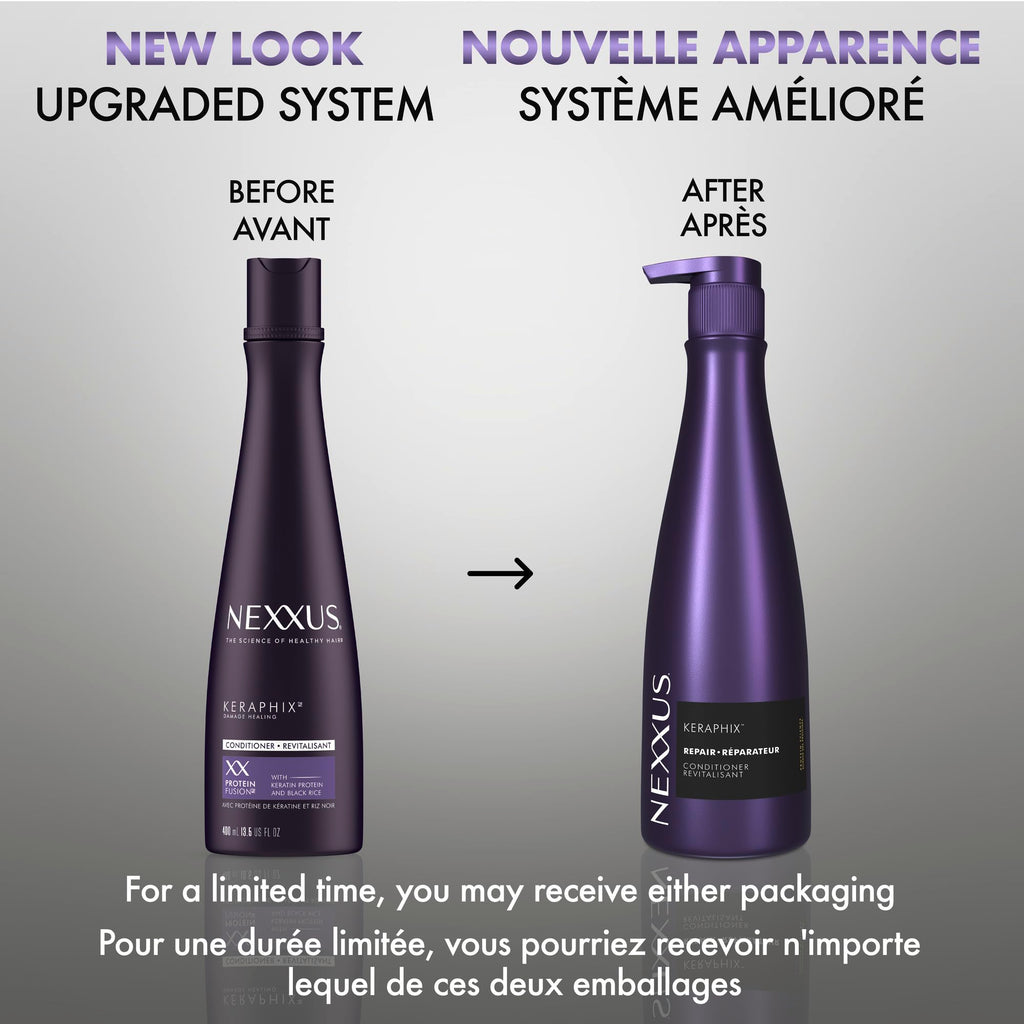 Nexxus Keraphix Conditioner Keraphix with ProteinFusion for Damaged Hair With Keratin Protein and Black Rice