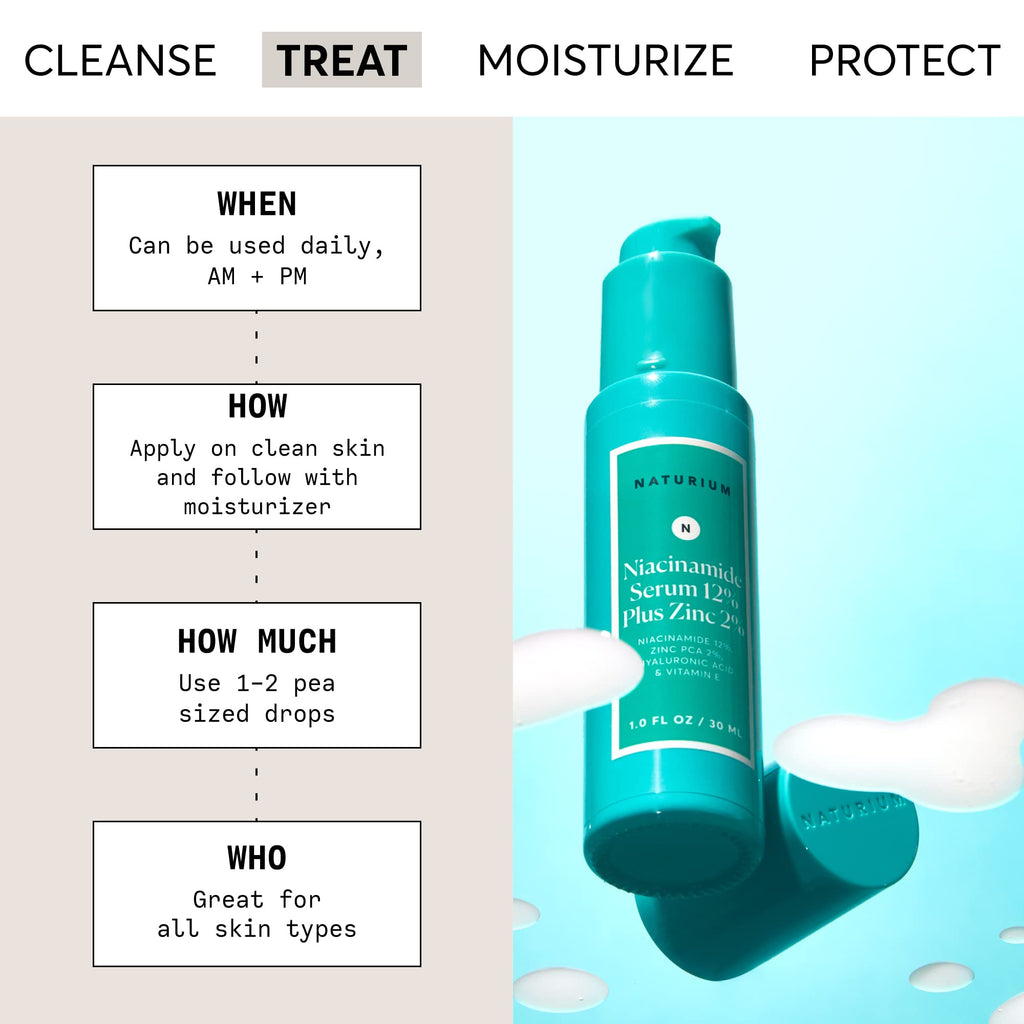 Naturium Niacinamide Face Serum 12% Plus Zinc 2%, Hyaluronic Acid and Vitamin E is a Dark Spot Remover, Pore Minimizer and Aging Skin Treatment