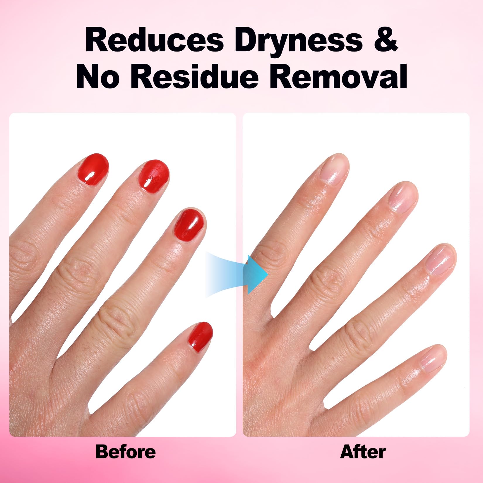 300ml Press Pump Nail Polish Remover Kit for Gel & Regular Polish