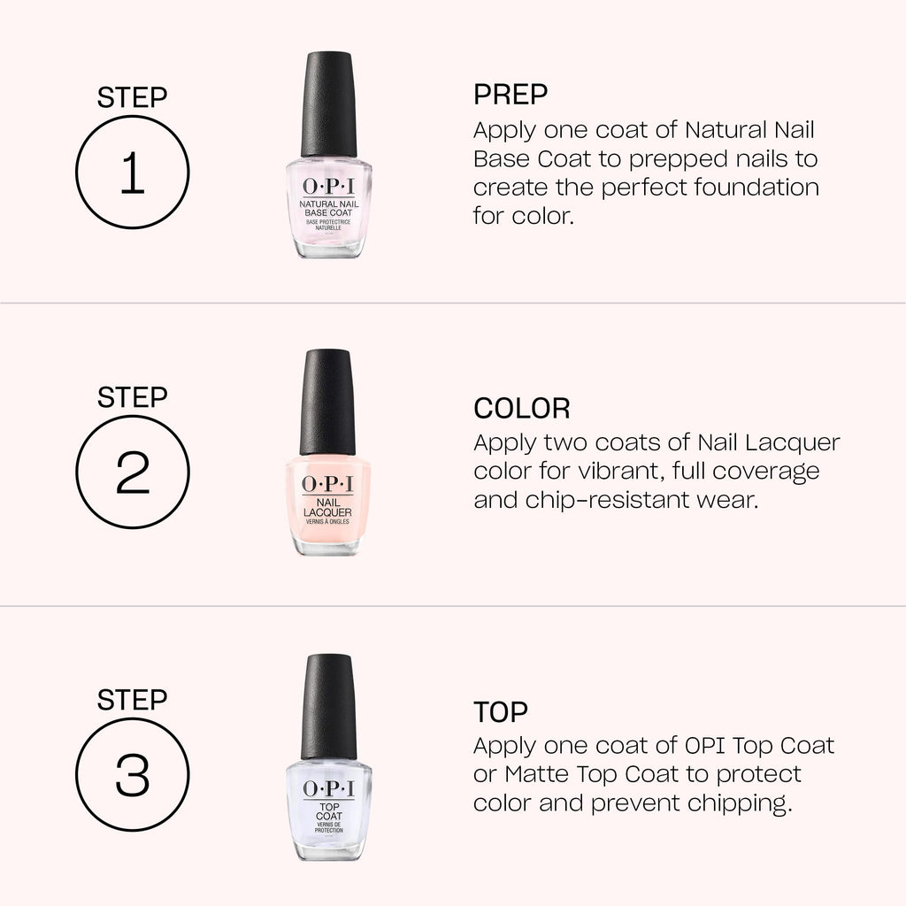 OPI Bubble Bath Sheer Nude Pink Crème Nail Polish