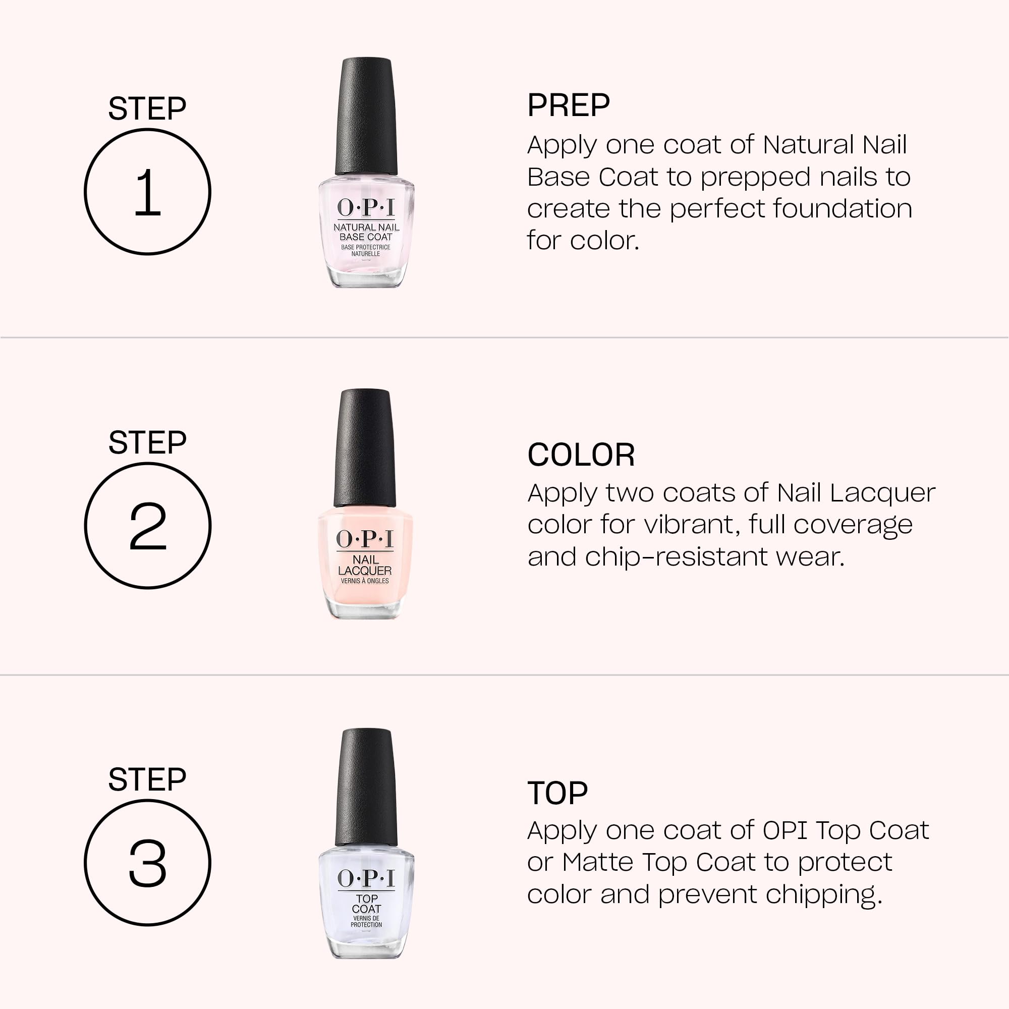 OPI Bubble Bath Sheer Nude Pink Crème Nail Polish