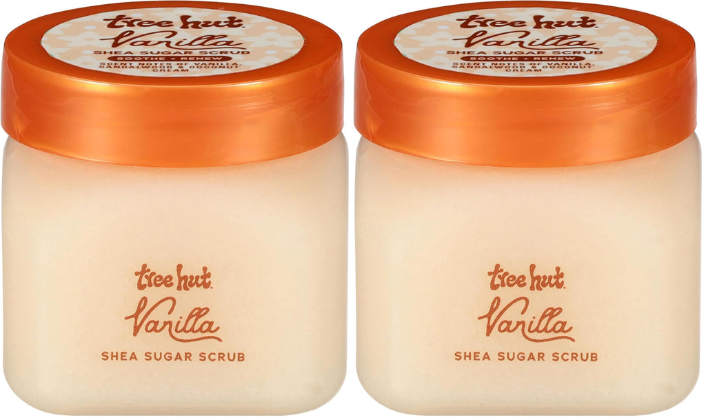 Tree Hut Shea Sugar Scrub, Mothers Day Gifts, Exfoliating & Hydrating Body Scrub with Shea Butter & Essential Oils, Smooth & Soften Skin
