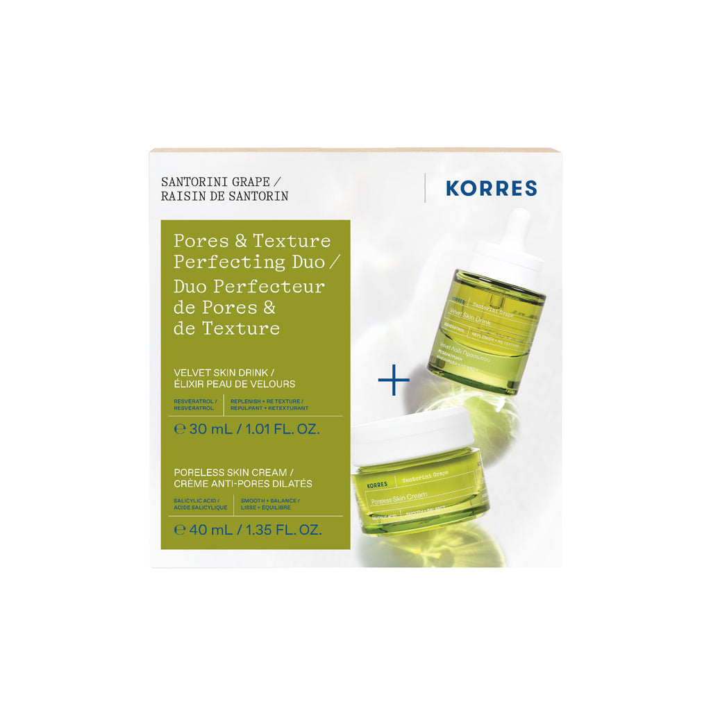 KORRES Santorini Grape Velvet Skin Drink, Hydrating Serum with Resveratrol, Grape Extract and Grape Seed Oil for Skin Care, Antioxidant Rich Face Oil to Support Smooth and Replenished Skin