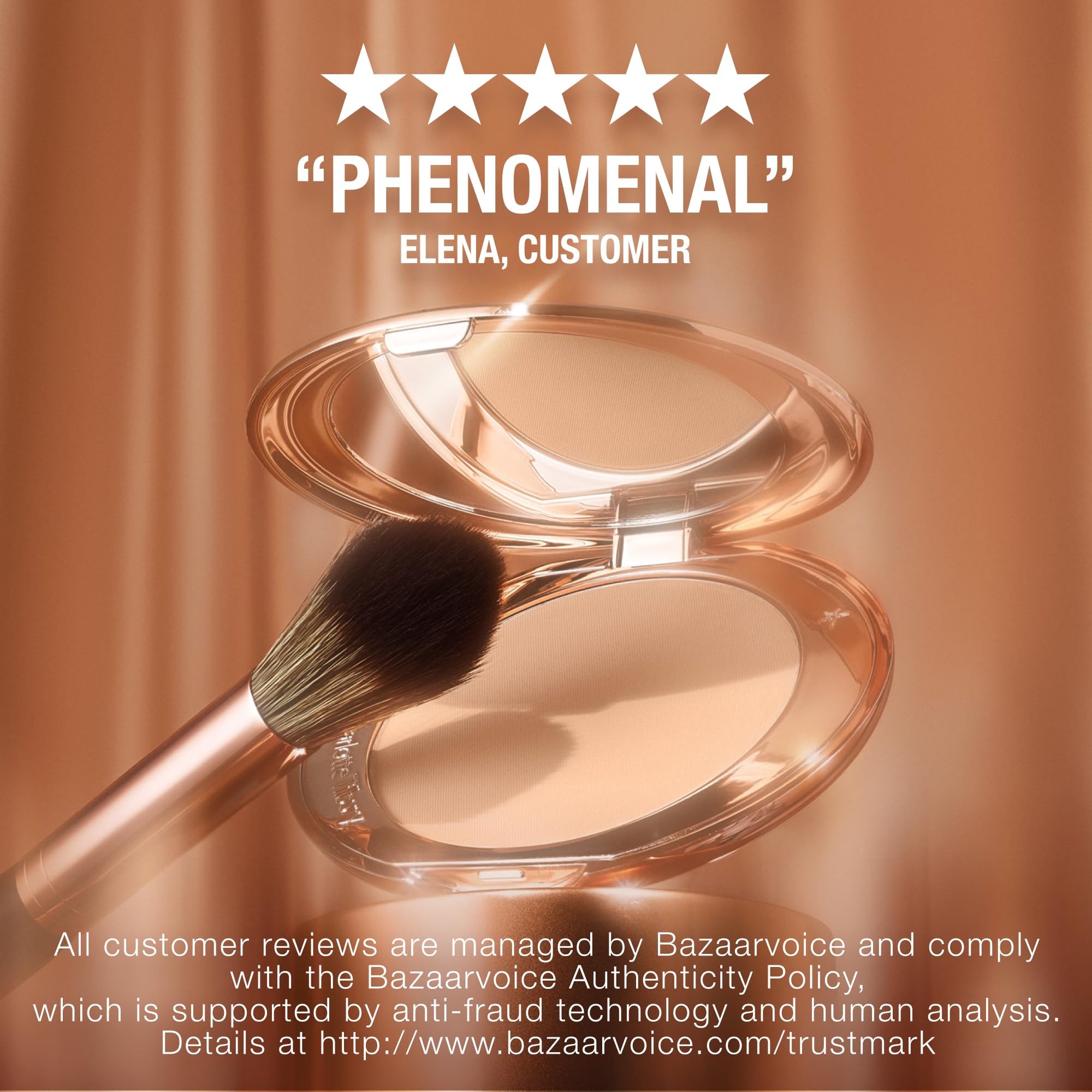 Charlotte Tilbury Airbrush Flawless Finish Setting Powder - Pore-Blurring Pressed Powder for Face Makeup to Minimize Shine with a Soft-Focus Finish