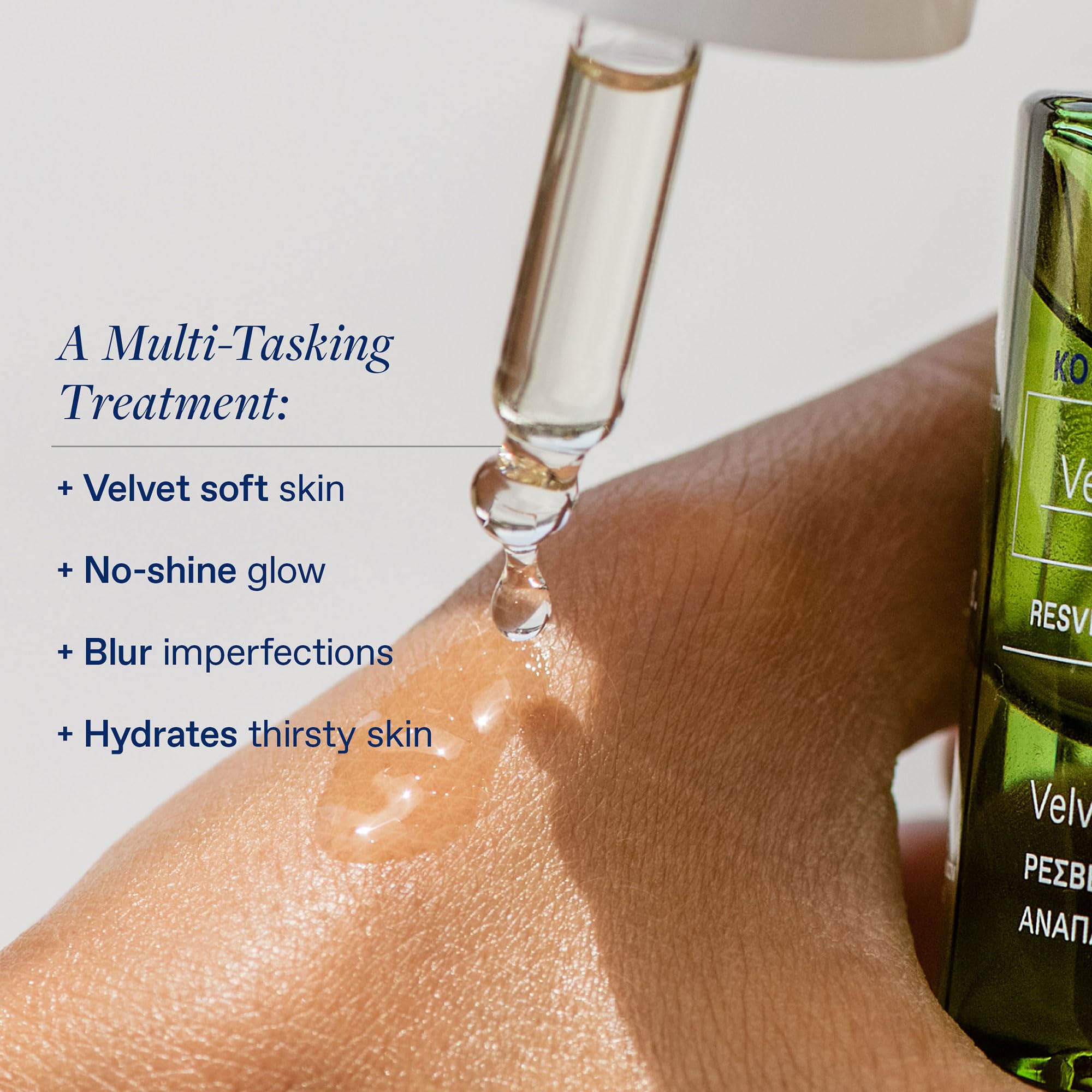 KORRES Santorini Grape Velvet Skin Drink, Hydrating Serum with Resveratrol, Grape Extract and Grape Seed Oil for Skin Care, Antioxidant Rich Face Oil to Support Smooth and Replenished Skin