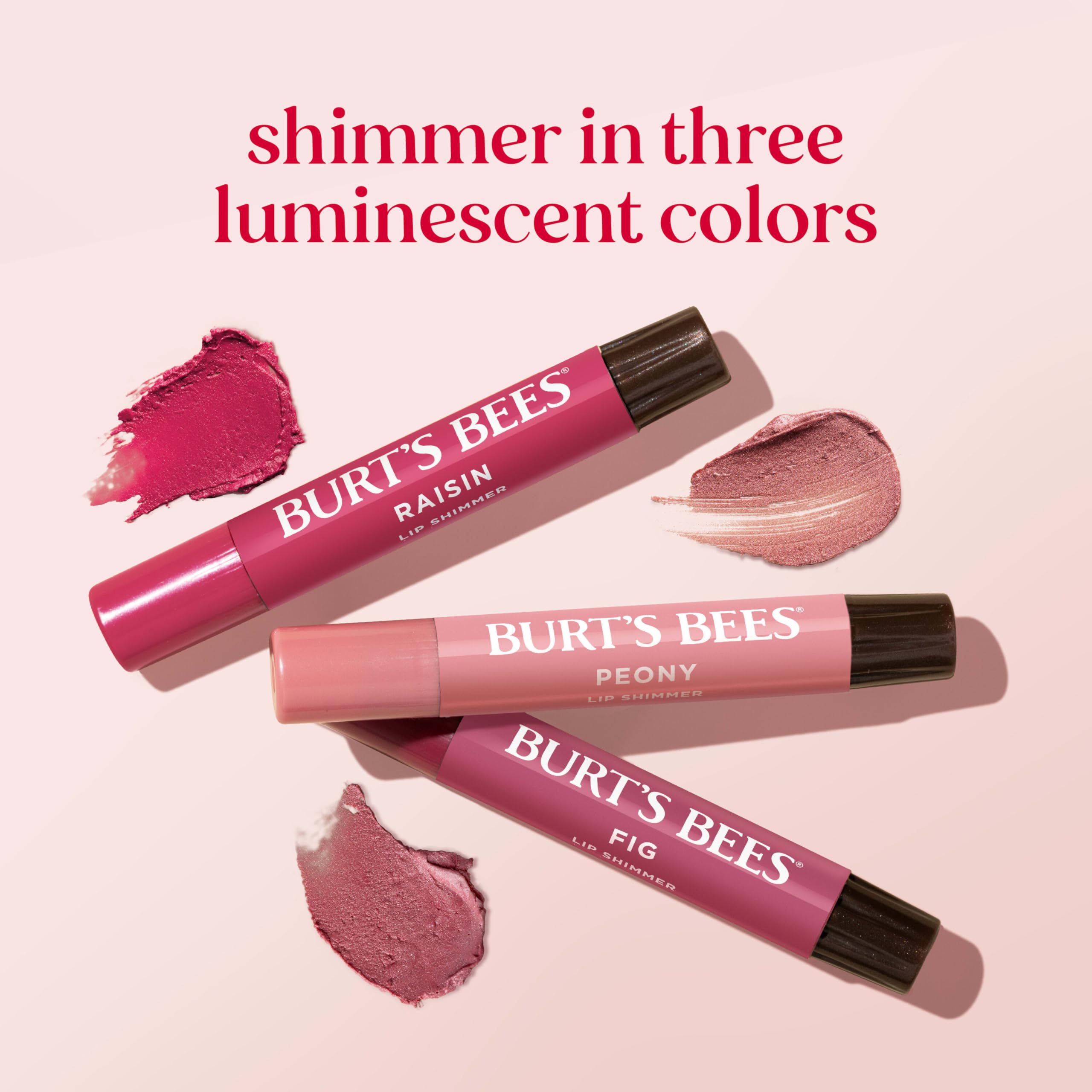 Burt's Bees Lip Shimmer Nude Collection