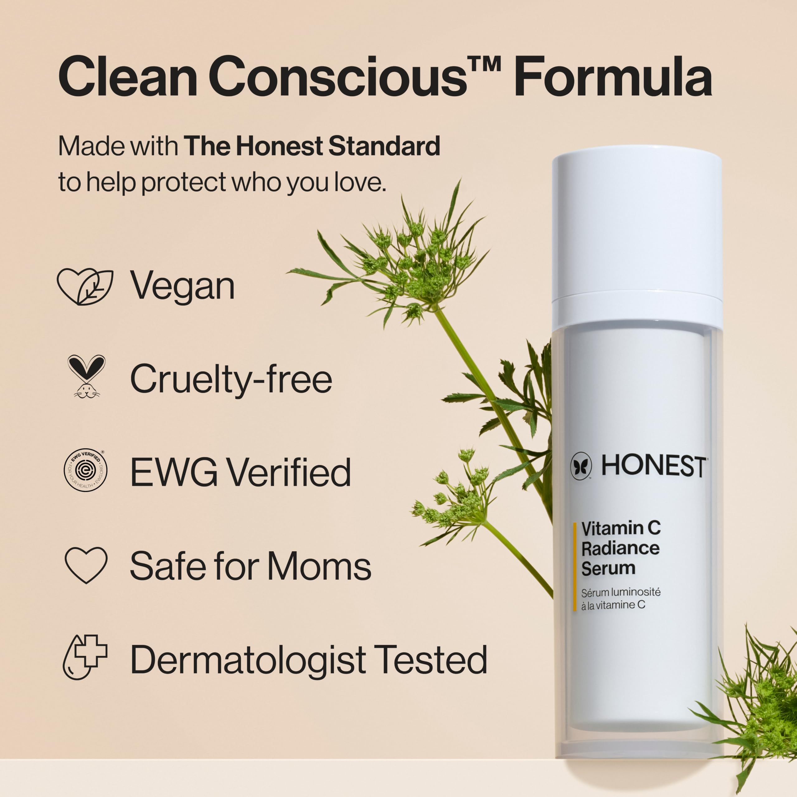 Honest Beauty Vitamin C Radiance Brightening Serum