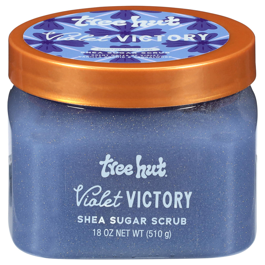 Tree Hut Shea Sugar Scrub, Mothers Day Gifts, Exfoliating & Hydrating Body Scrub with Shea Butter & Essential Oils, Smooth & Soften Skin