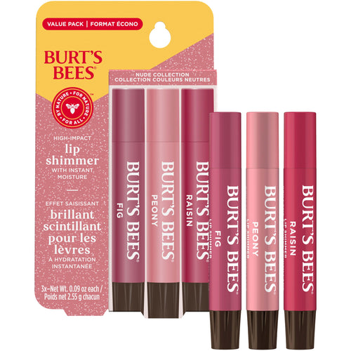 Burt's Bees Lip Shimmer Nude Collection