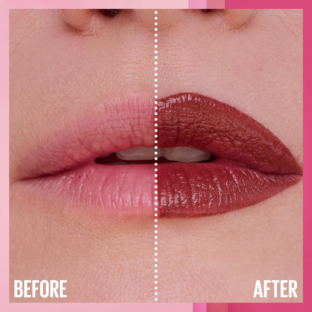 MAYBELLINE Serum Lipstick, Hydrating Lip Makeup with 8HRs of Lip Plumping Moisture with Hyaluronic Acid + Oil Blend
