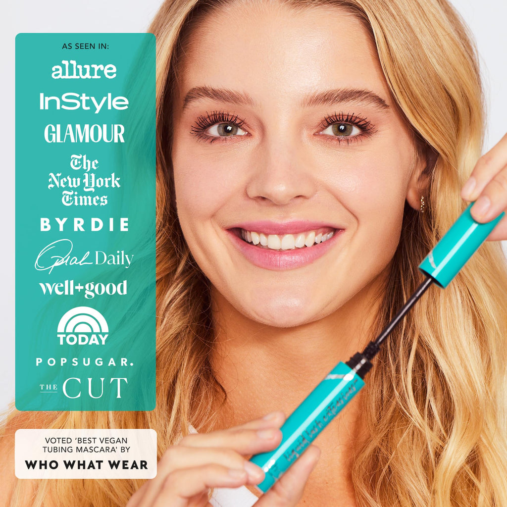 Thrive Causemetics Liquid Lash Extensions Mascara, Tubing Thrive Mascara Lengthening, Volumizing & Curling, Smudge Proof, Washable, No Clumping or Flaking, Vegan & Cruelty Free