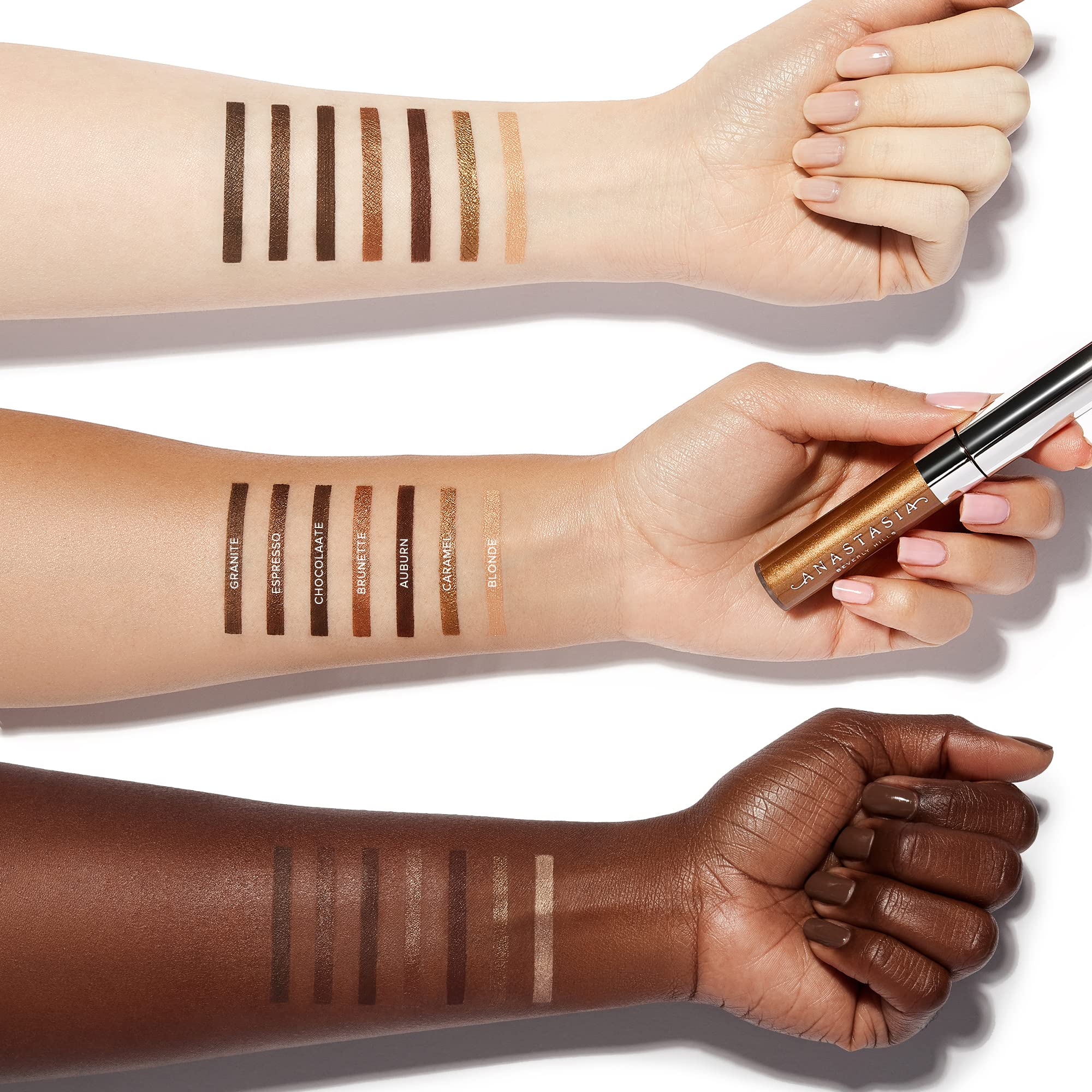 Anastasia Beverly Hills Tinted Brow Gel - Long-Wearing Waterproof Tinted Brow Setter, High-Pigment Formula for Shaping and Defining Arches
