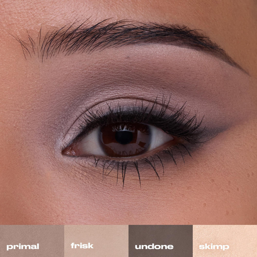 URBAN DECAY Naked 2 Basics Mini Eyeshadow Palette - 6 Matte Neutral Shadows, Long-lasting Wear, Multi-Use Powder for Eye, Contour, Brows, Ultra-Blendable Cool-Tone Shades, Travel Makeup with Mirror