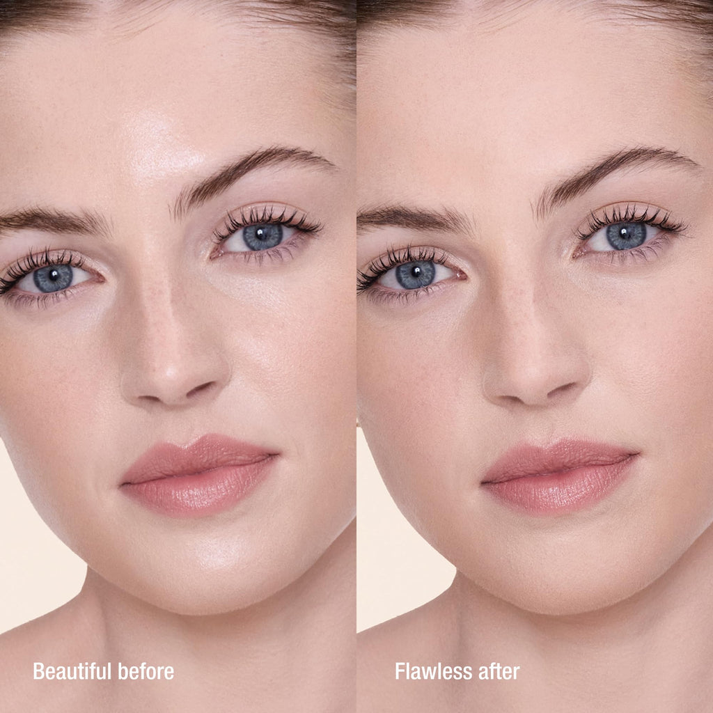 Charlotte Tilbury Airbrush Flawless Finish Setting Powder - Pore-Blurring Pressed Powder for Face Makeup to Minimize Shine with a Soft-Focus Finish