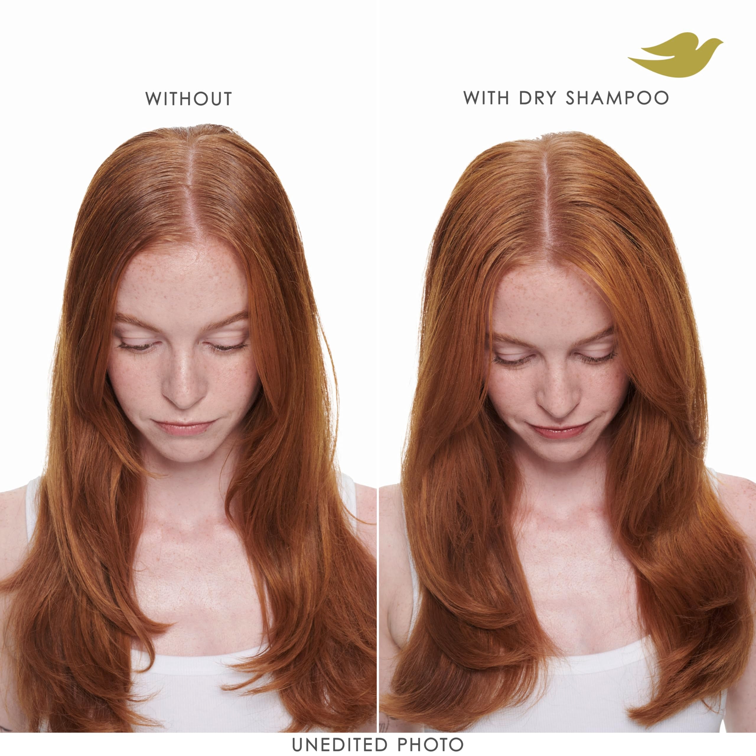 Dove Advanced Dry Shampoo 2 Count Refresh & Revive Flat Hair Without Water Volume & Fullness for 2 Days of Freshness & Bounce 5 oz